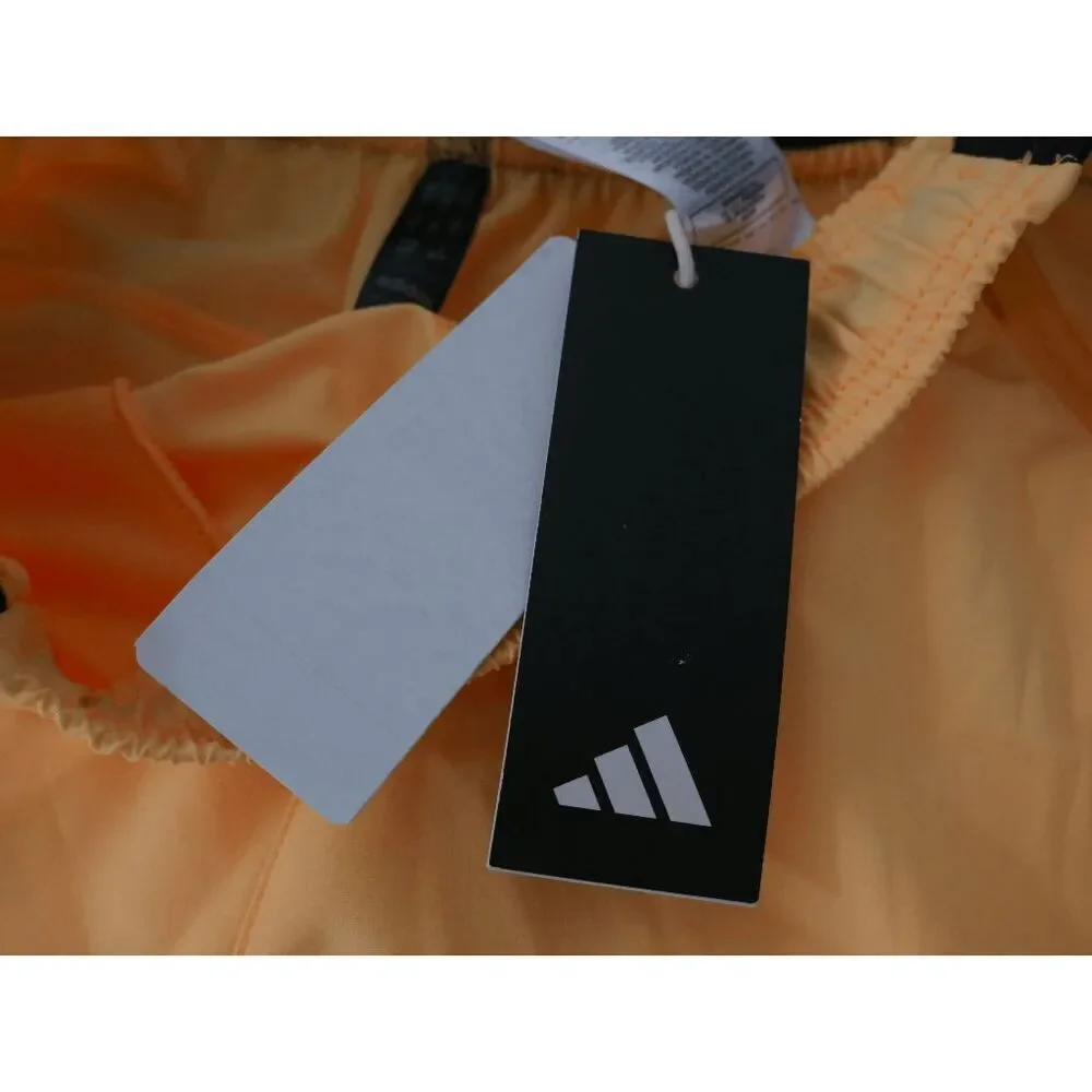 adidas Men's Axis Woven 5” Training Shorts Zippered hand pockets  Yellow XS